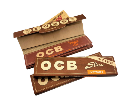 OCB VIRGIN SLIM PAPERS W/ TIPS